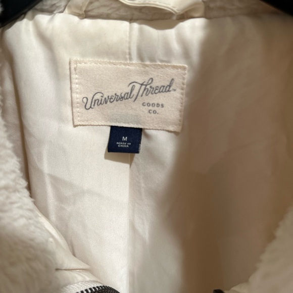 Universal Thread Cream Teddy Jacket - Picture 3 of 3